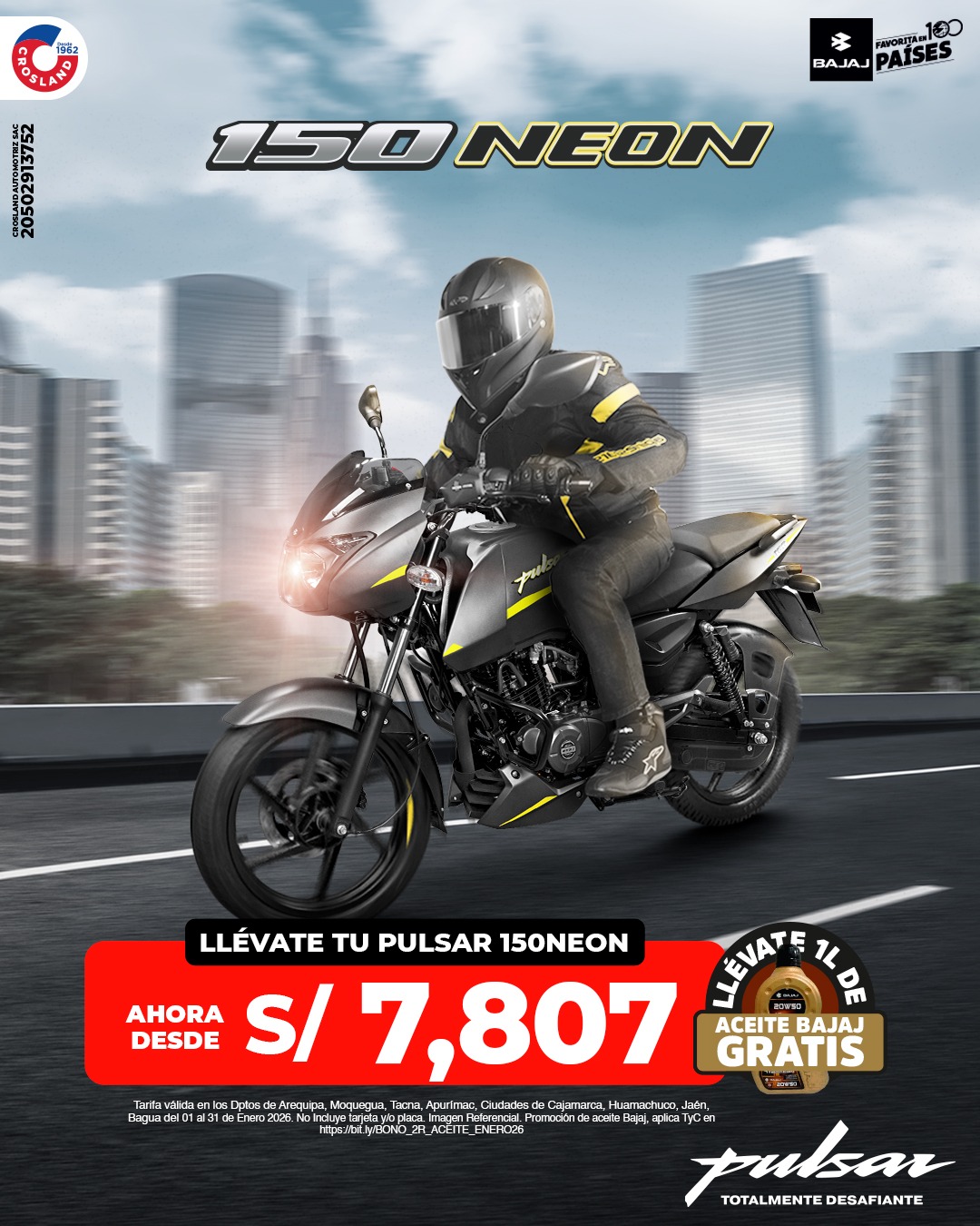 Pulsar 150 Neon